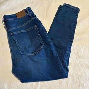 Madewell Denim Jeans Curvy High Rise Skinny Cotton blend